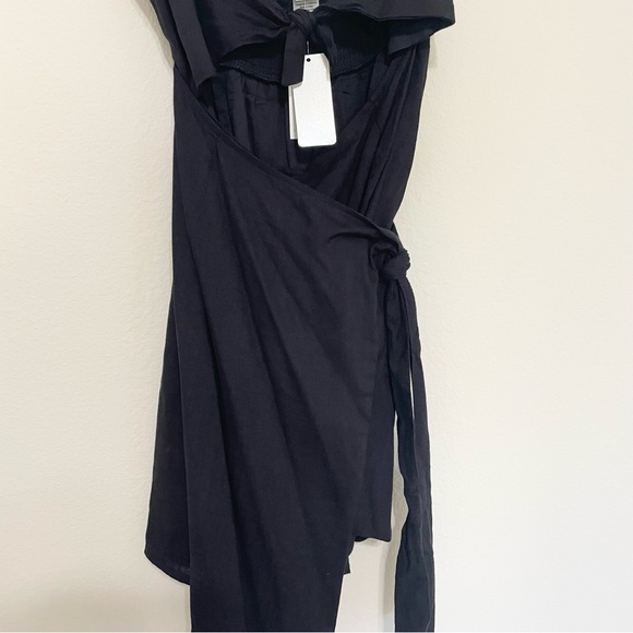 NWT L SPACE Black Morning Star Dress Cover Up Size Medium - Picture 3 of 8